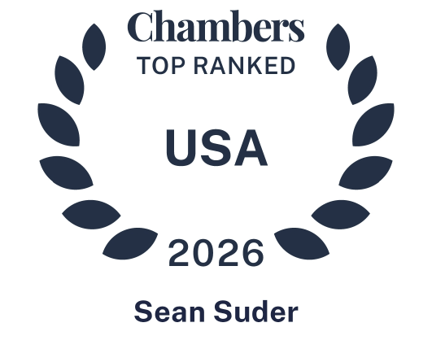 Chambers USA Top Ranked 2026, Sean Suder